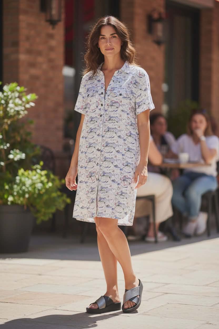 LORETTA VITALE - juodos/pilkos, odinės, moteriškos šlepetės.