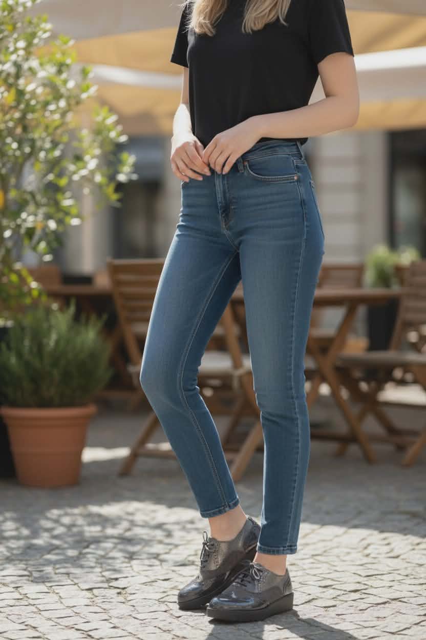 Odiniai oksfordo stiliaus - IMAC bateliai.