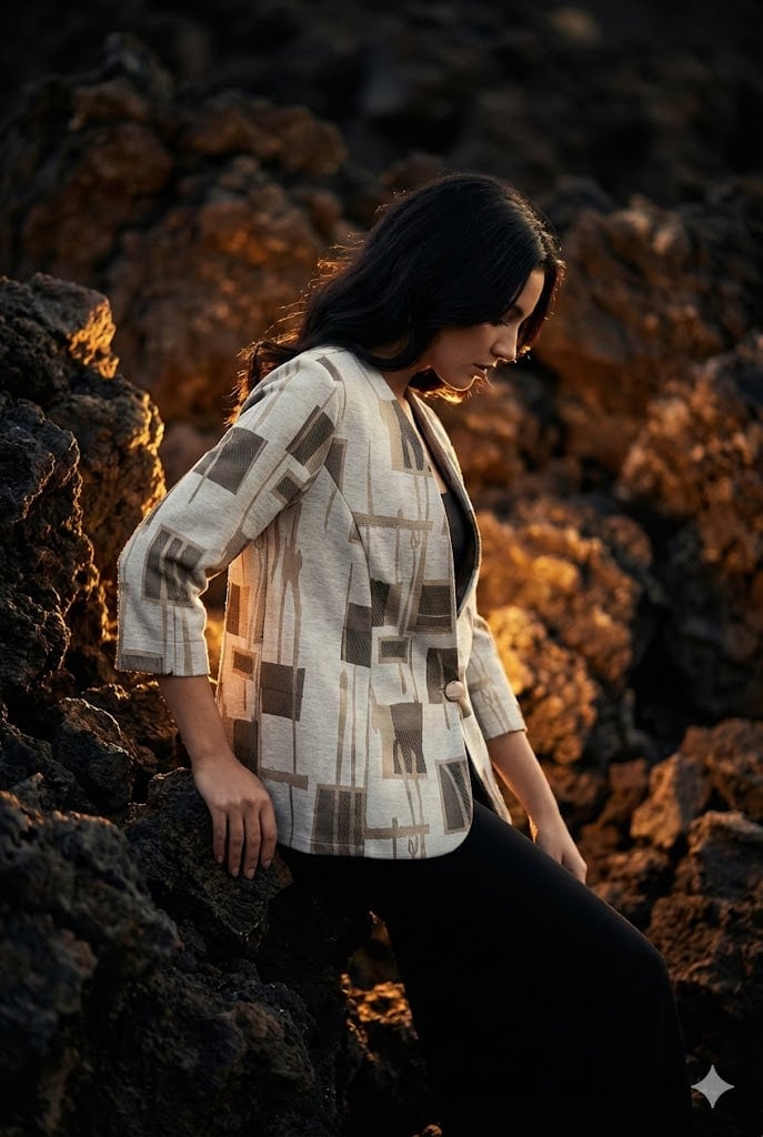 Plius dydžio TRIKOTAŽO švarkelis.