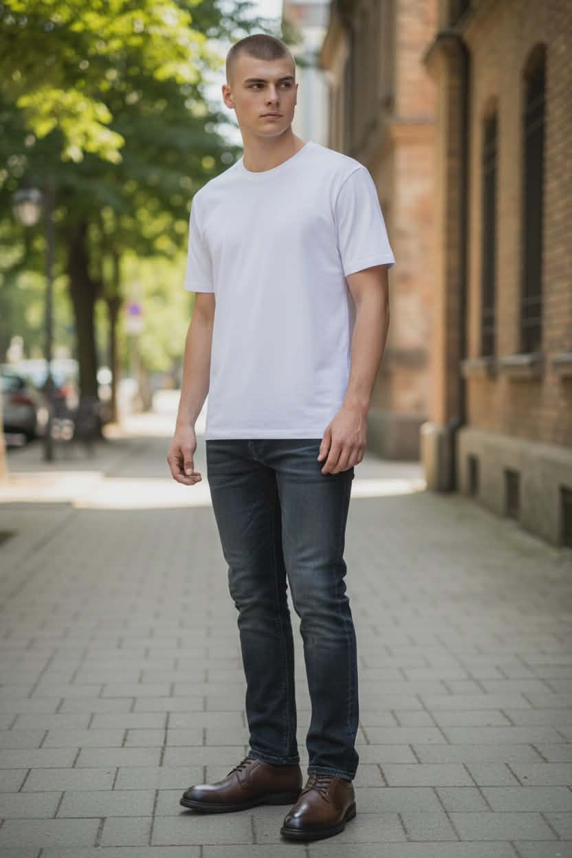 Vyriški klasikiniai odiniai batai, rudi, - PEGADA.