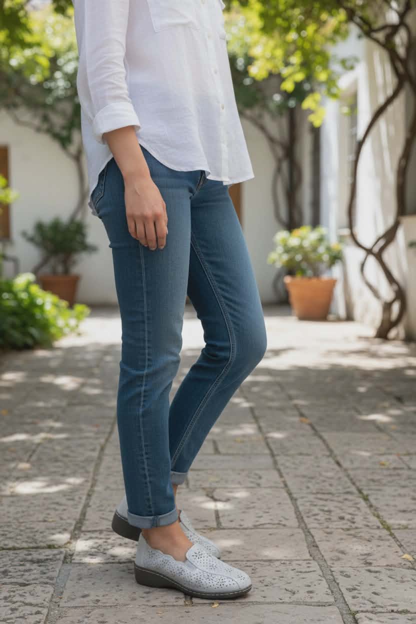 AVANTA COMFORT - odiniai pilki laisvalaikio batai moterims.