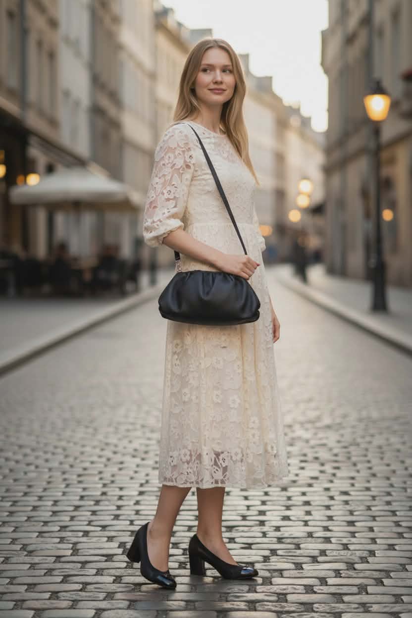 Lygios odos aukštakulniai, black spalva - La Mome.