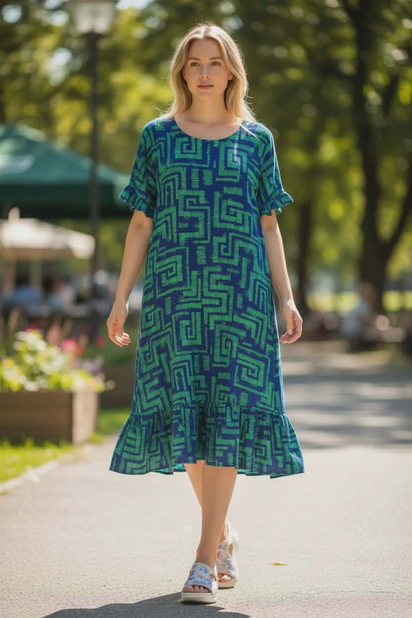 Tekstilinės gėlėtos kvepiančios basutės - Sanital Flex.