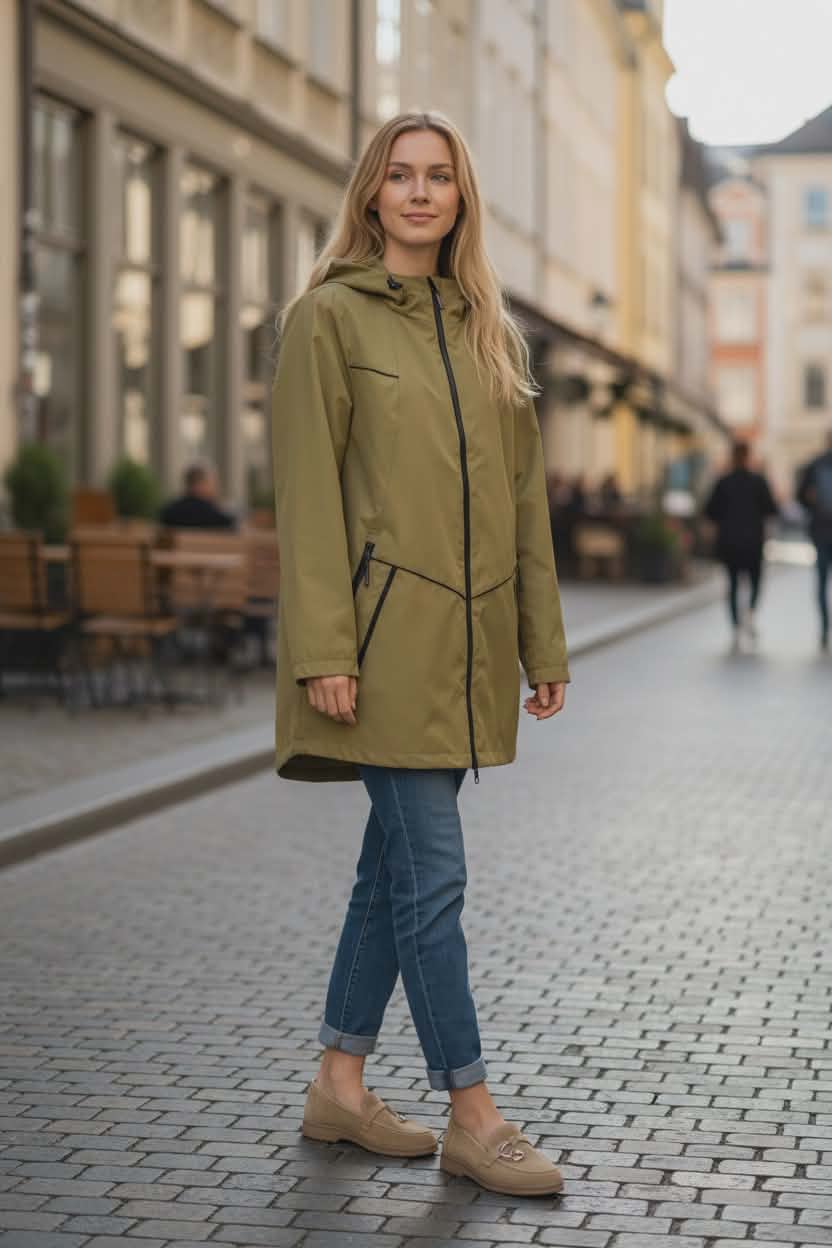 Striukė - švarkelis, žalsva spalva GRALICE. 