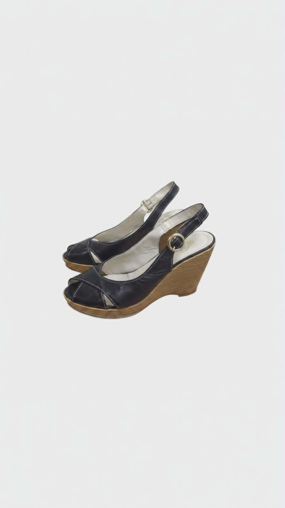 Piazza, anatomic shoes - lygios odos basutės, aukštakulnės, pilnapadės - juoda.
